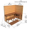 5 x 7 Indoor Sauna