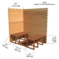 4 x 6 Indoor Sauna
