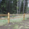 Landscaping Split Rail Fencing