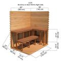 5 x 7 Outdoor Sauna 