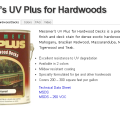 Messmer’s UV Plus – for Hardwood Decks