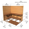 6 x 8 Indoor Sauna 